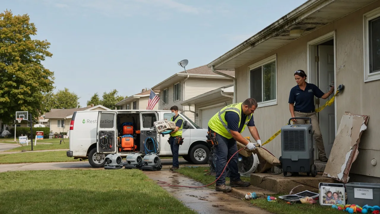Water Damage Restoration in Waterproof, LA near me